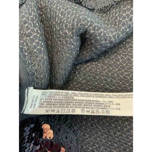 Intimately Free People Seeing Double Sequin Dress size M gold black Vegas party - Picture 8 of 9